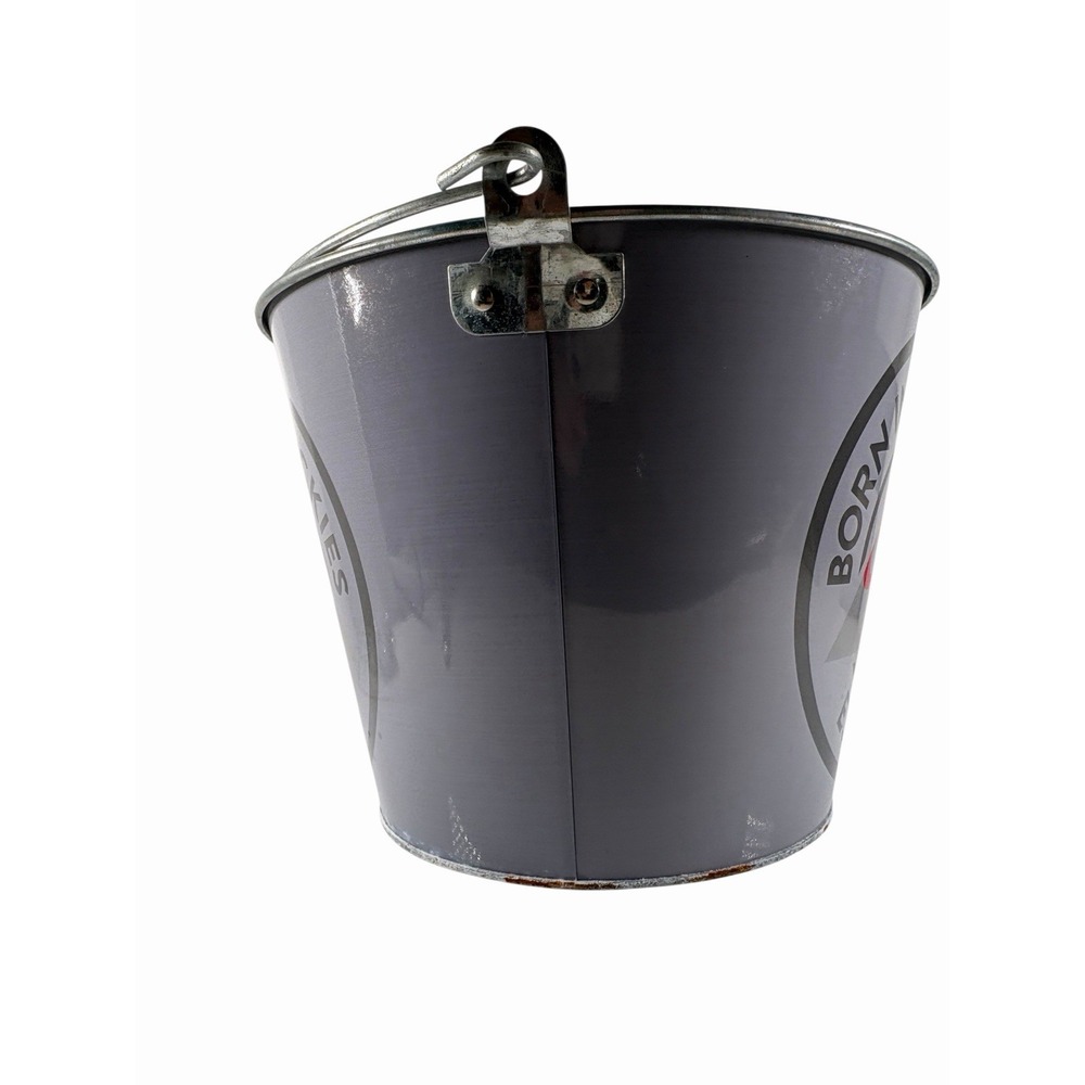 Coors Light Beer 5 Quart Galvanized Metal Ice Bucket Born In The Rockies - Picture 8 of 8